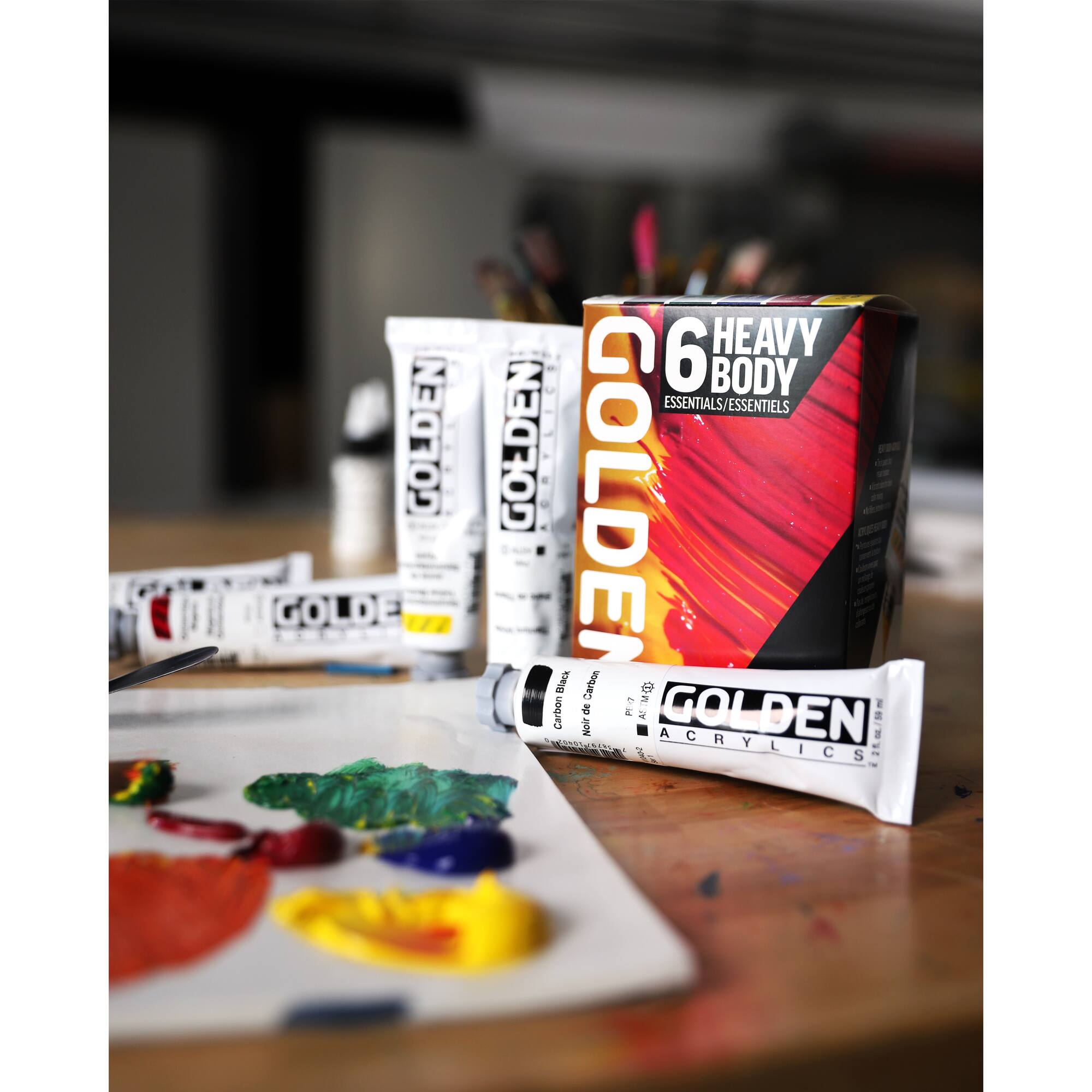 Golden® Heavy Body Acrylics Essentials Set